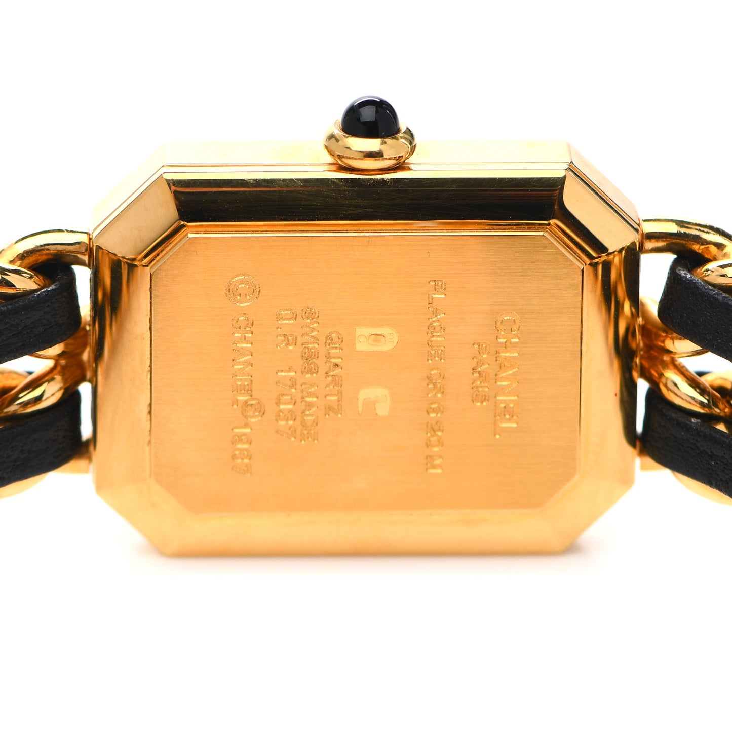 Stainless Steel Lambskin 20mm Chain Premiere Quartz Watch Gold M