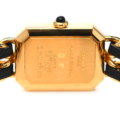 Chanel Stainless Steel Lambskin 20mm Chain Premiere Quartz Watch Gold M 4 of 4