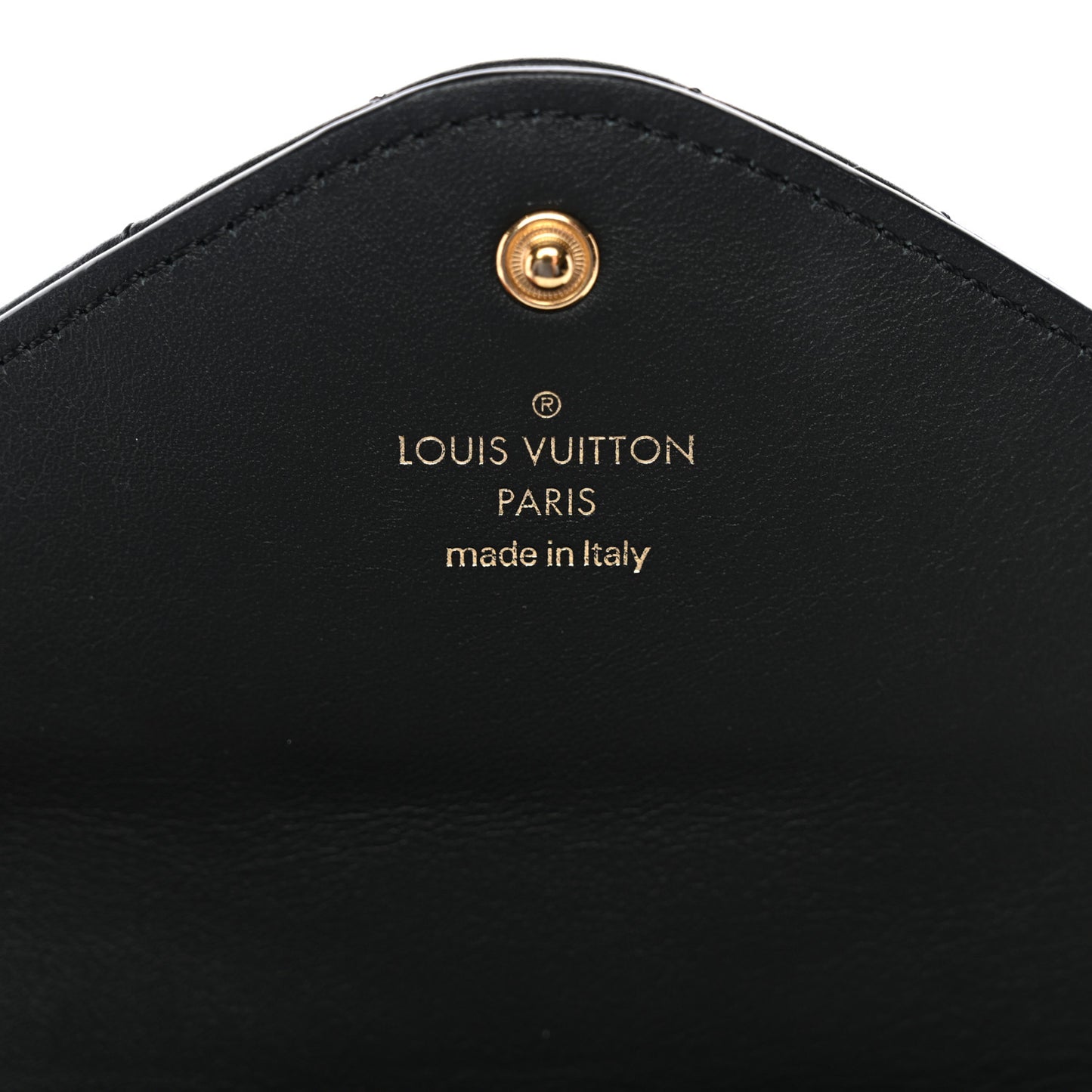 Calfskin Love Lock New Wave Long Wallet Black