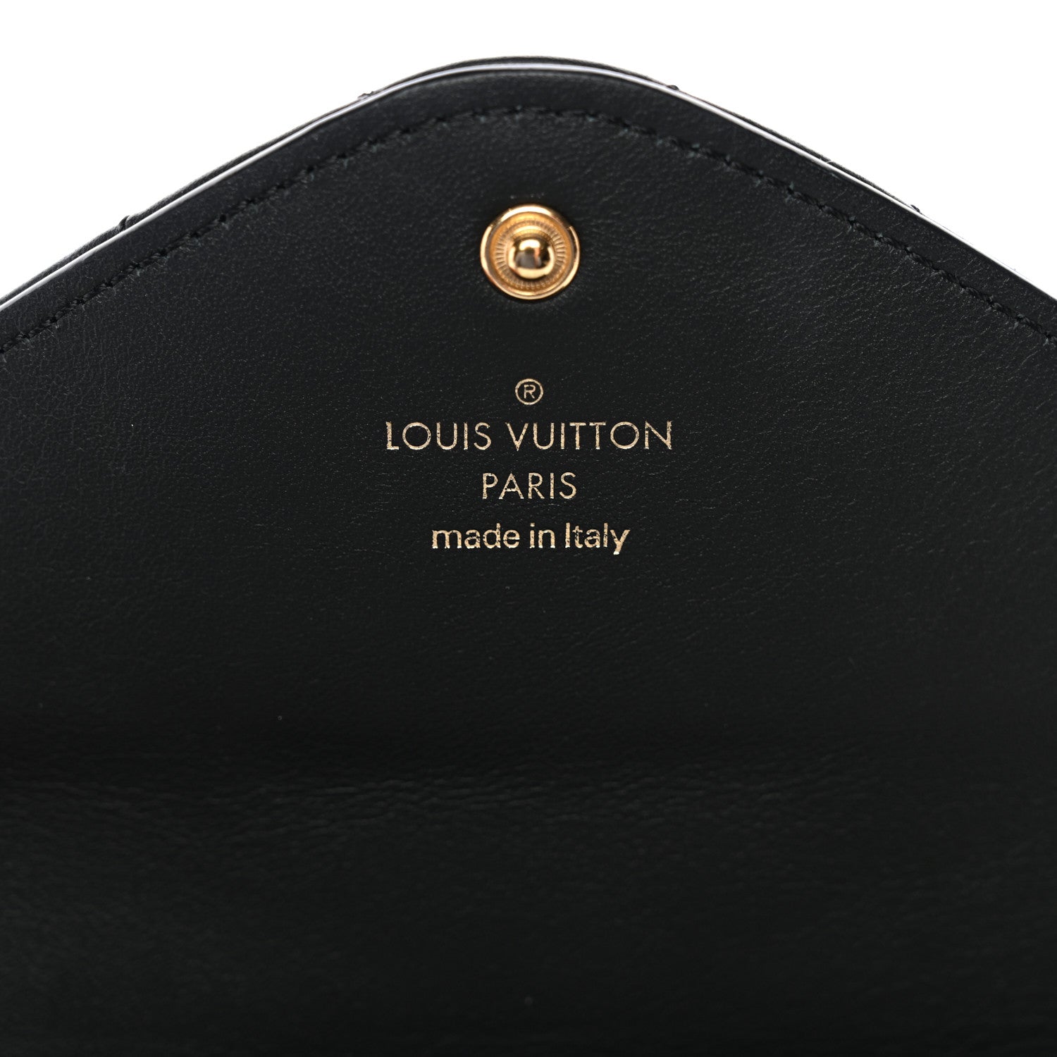 Louis Vuitton Calfskin Love Lock New Wave Long Wallet Black 6 of 7