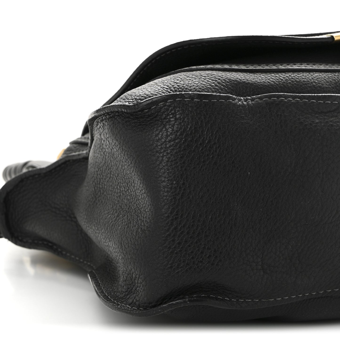 Calfskin Medium Marcie Satchel Black