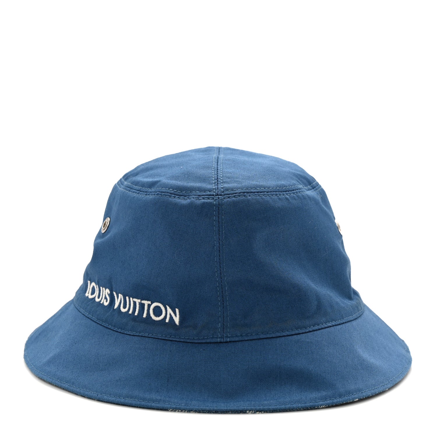Louis Vuitton Monogram Denim Transformable Bob Bucket Hat 58 Blue 5 of 15