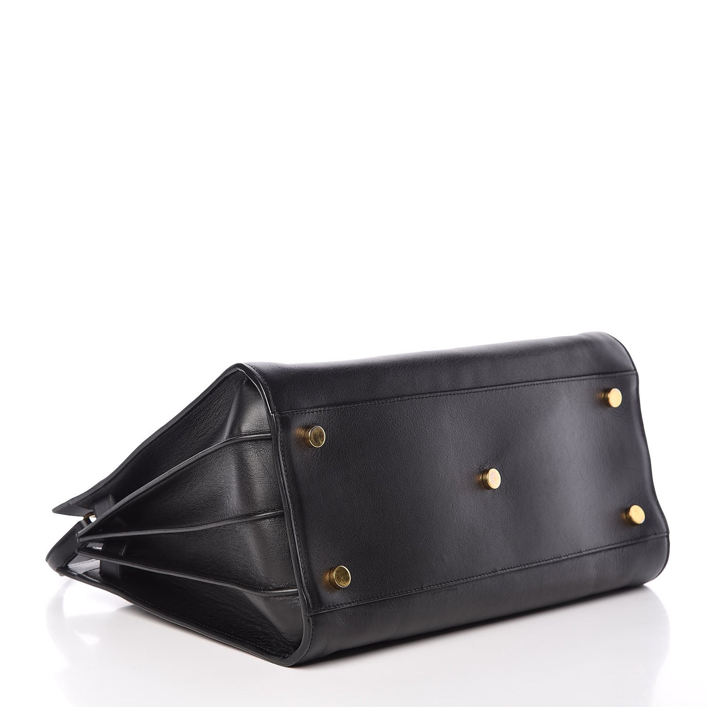 Calfskin Small Sac De Jour Black