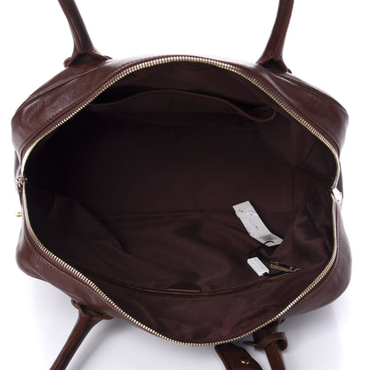 Marc Jacobs Lambskin Prince Georgie Flight Tote Chestnut 5 of 10