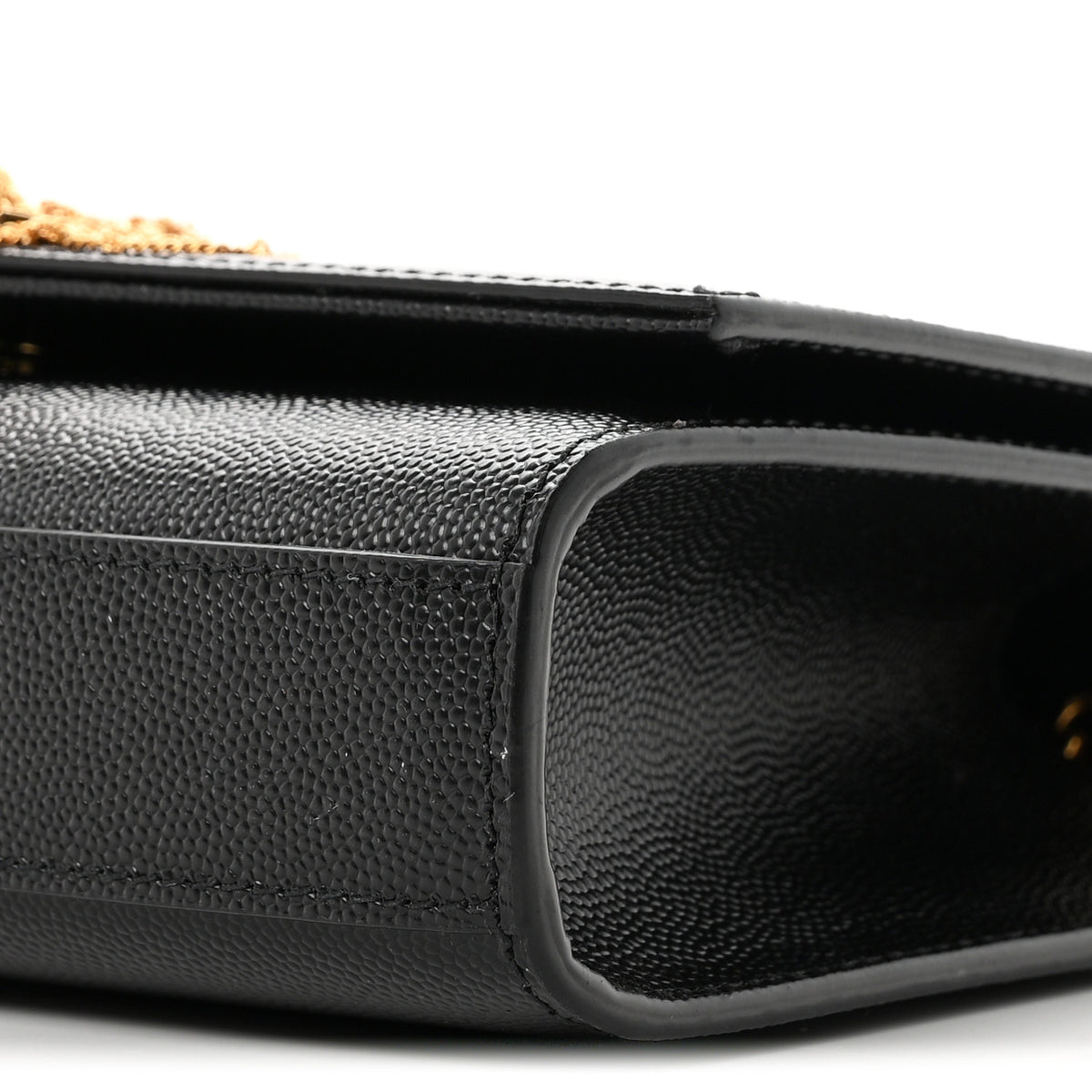 Saint Laurent Grain De Poudre Small Classic Monogram Kate Tassel Satchel Black 10 of 10
