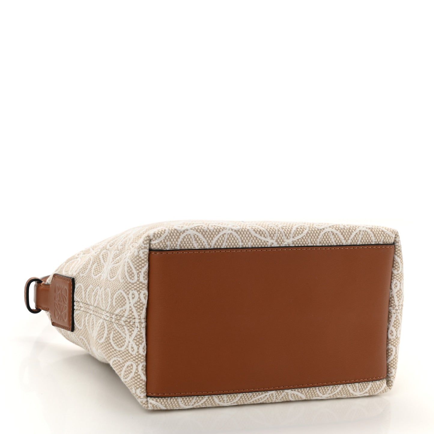 Jacquard Anagram Calfskin Small Cubi Bag Ecru Tan