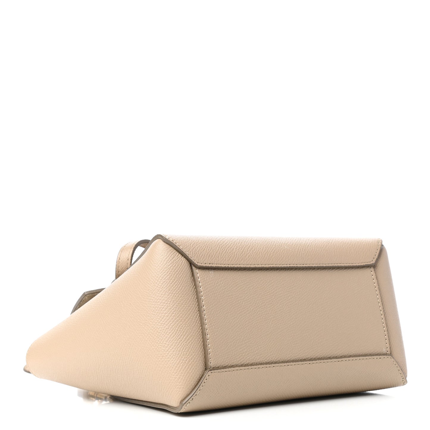 Grained Calfskin Nano Belt Bag Light Taupe