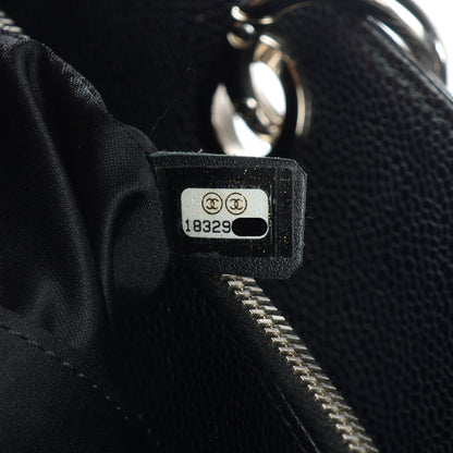 Chanel Caviar Quilted Grand Shopping Tote GST Black 7 of 7