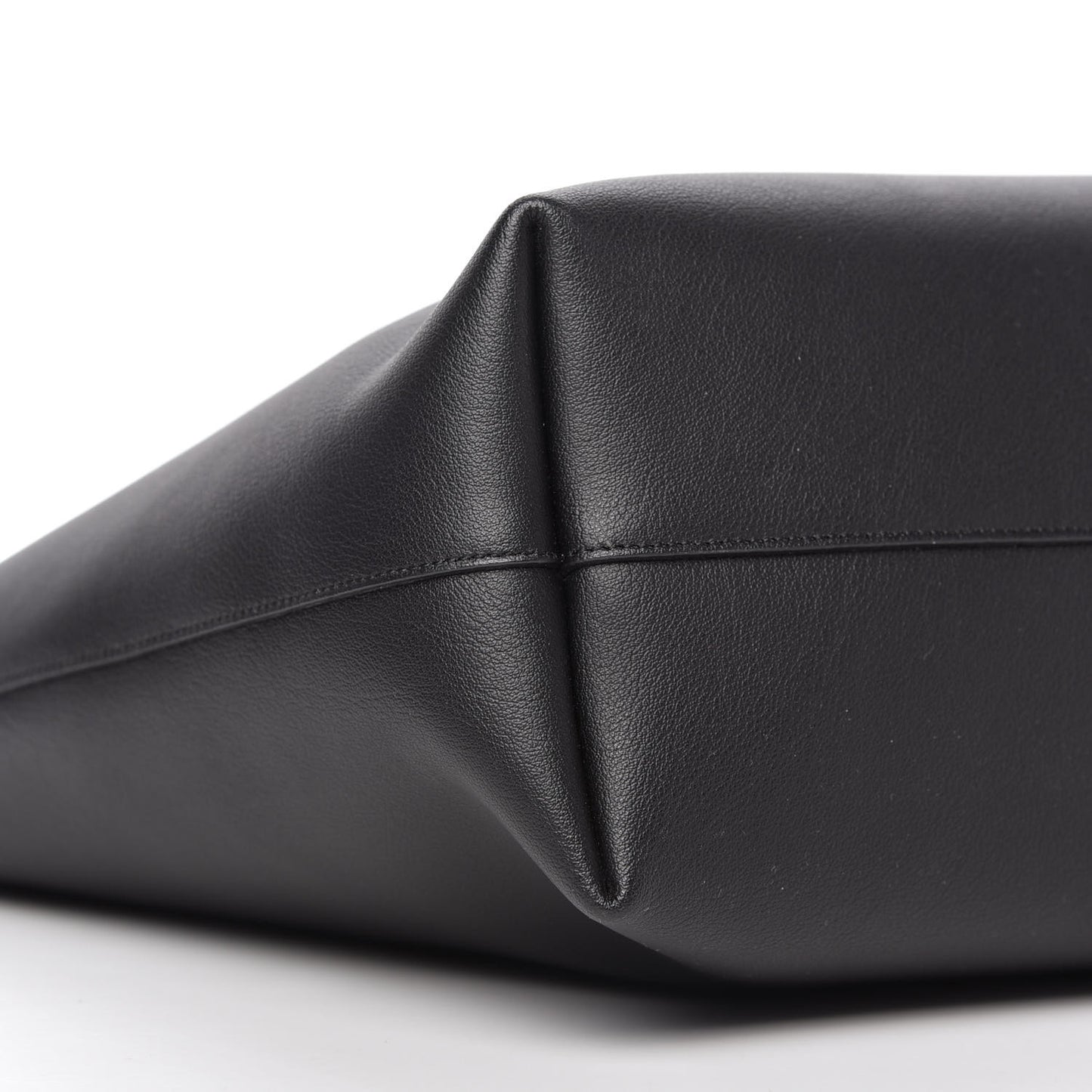 Calfskin Large Shopping Tote Black