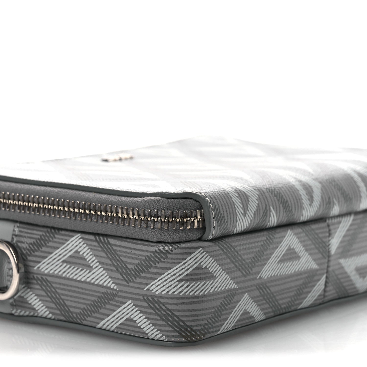 Christian Dior Coated Canvas CD Diamond Messenger Pouch Grey 9 of 10