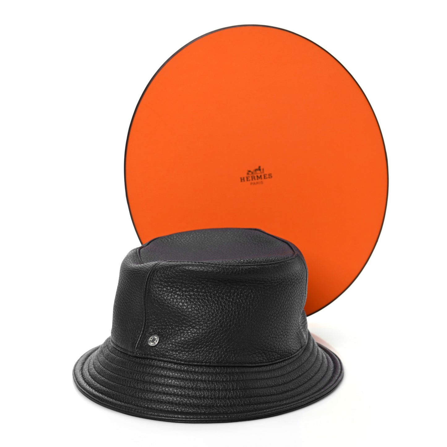 Cerf Deerskin Calvi Bucket Hat 58 Black