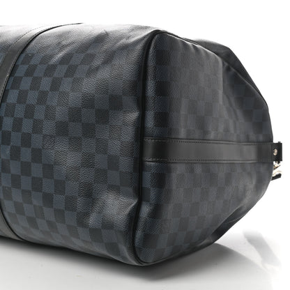 Louis Vuitton Damier Cobalt Keepall Bandouliere 55 9 of 9