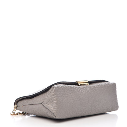 Burberry Signature Grain Medium Mildenhall Crossbody Bag Pale Grey 4 of 10