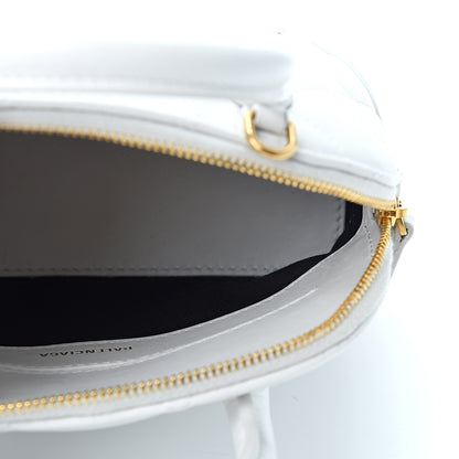 Balenciaga Nappa Calfskin Quilted XXS Ville Top Handle Bag White 4 of 8