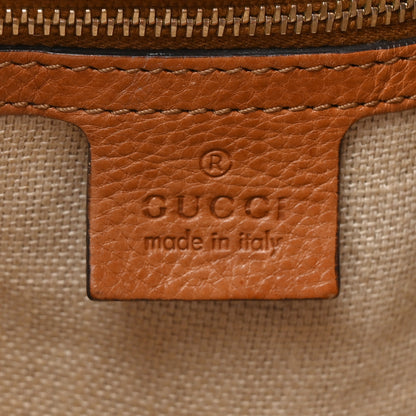 Gucci Pebbled Calfskin Medium Marrakech Shoulder Bag Camel 6 of 18
