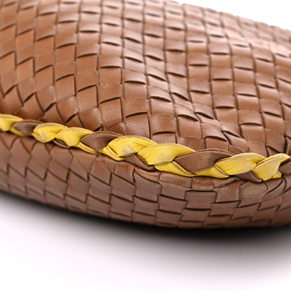 Bottega Veneta Nappa Intrecciato Bi-Color Medium Veneta Hobo Maple Sapphire 8 of 14