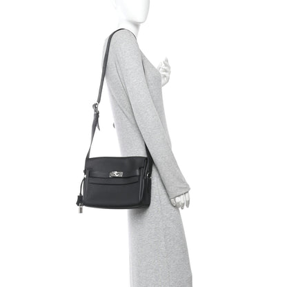 Hermes Togo Kelly Messenger PM Black 2 of 11
