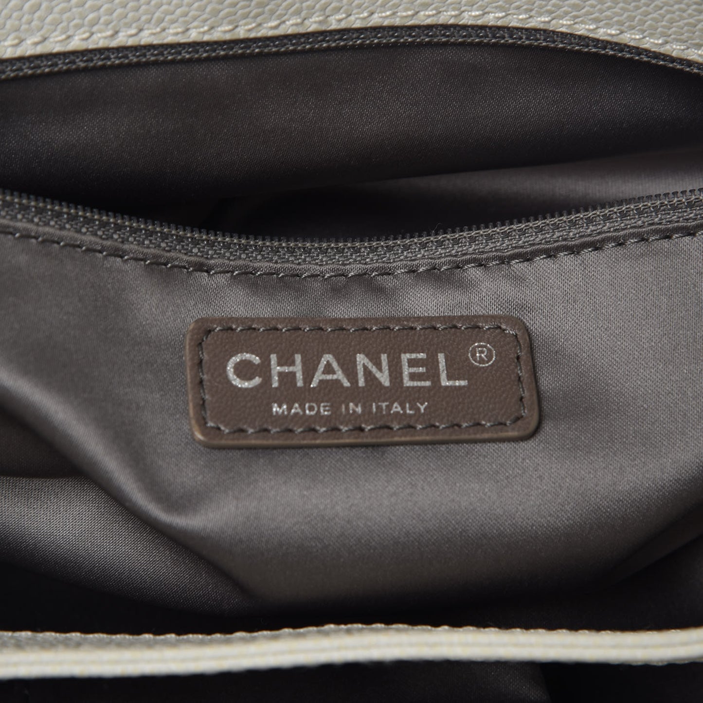 Caviar Quilted Timeless CC Bowler Bag White