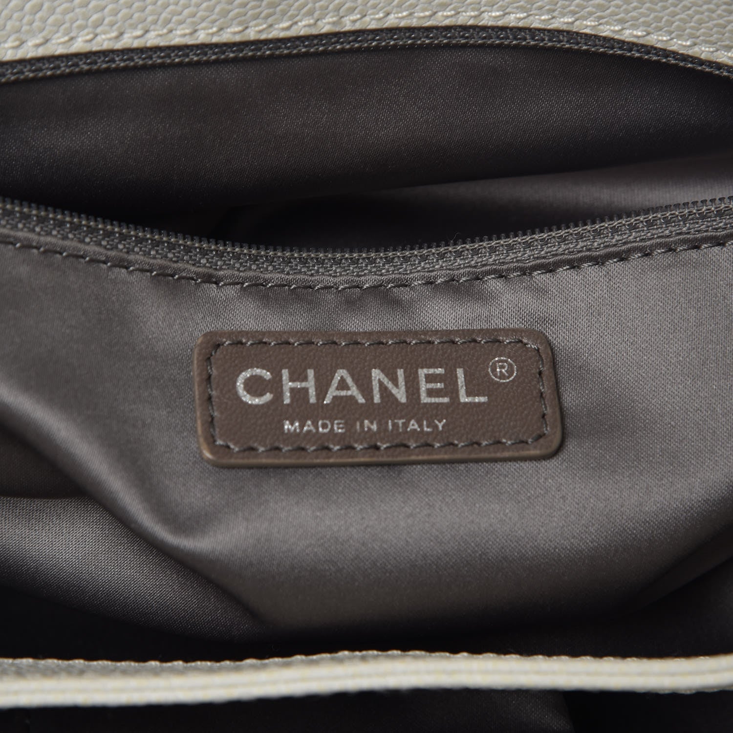 Chanel Caviar Quilted Timeless CC Bowler Bag White 6 of 18