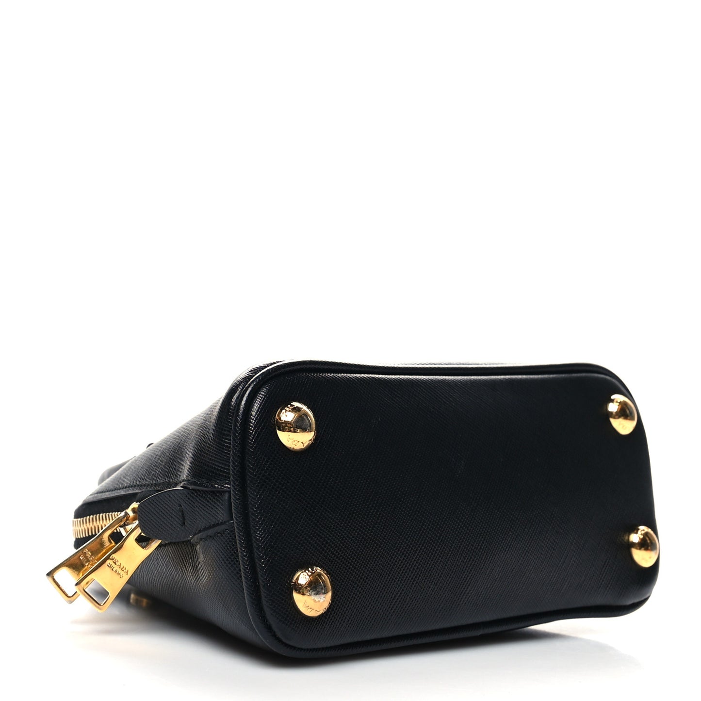 Saffiano Lux Mini Promenade Tote Black