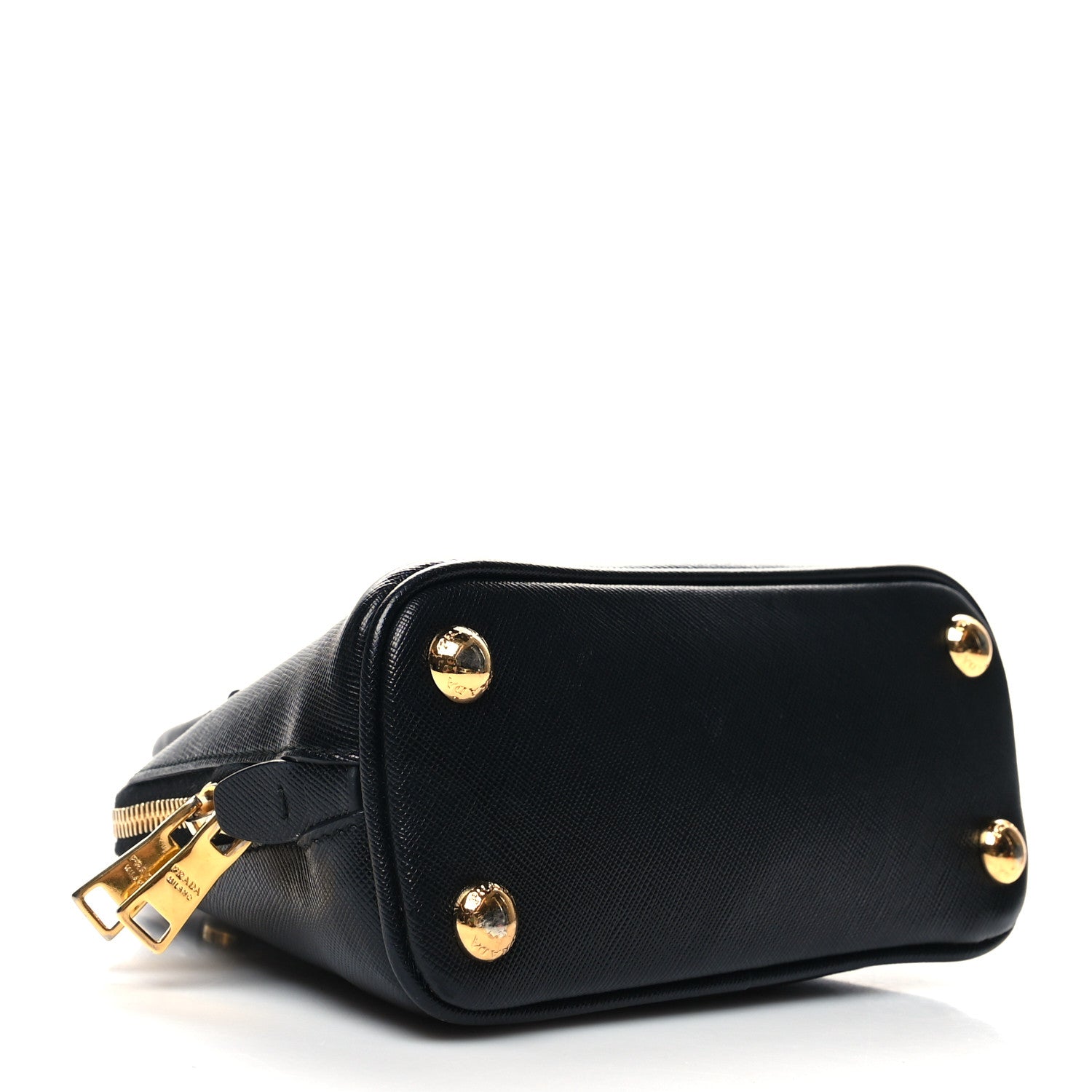 Prada Saffiano Lux Mini Promenade Tote Black 4 of 9