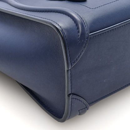 Celine Smooth Calfskin Nano Luggage Ink 8 of 9