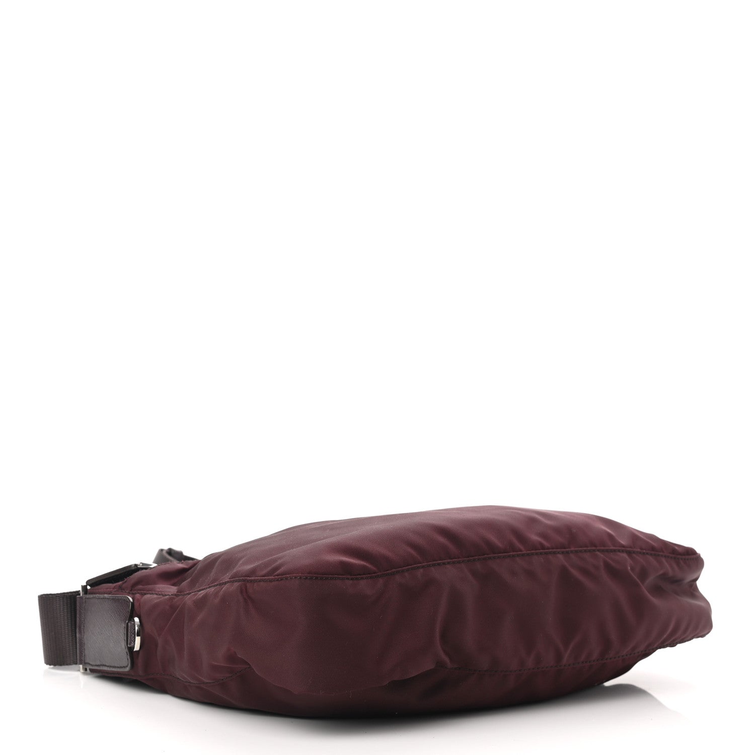 Prada Nylon Vela Messenger Bag Bordeaux 4 of 10