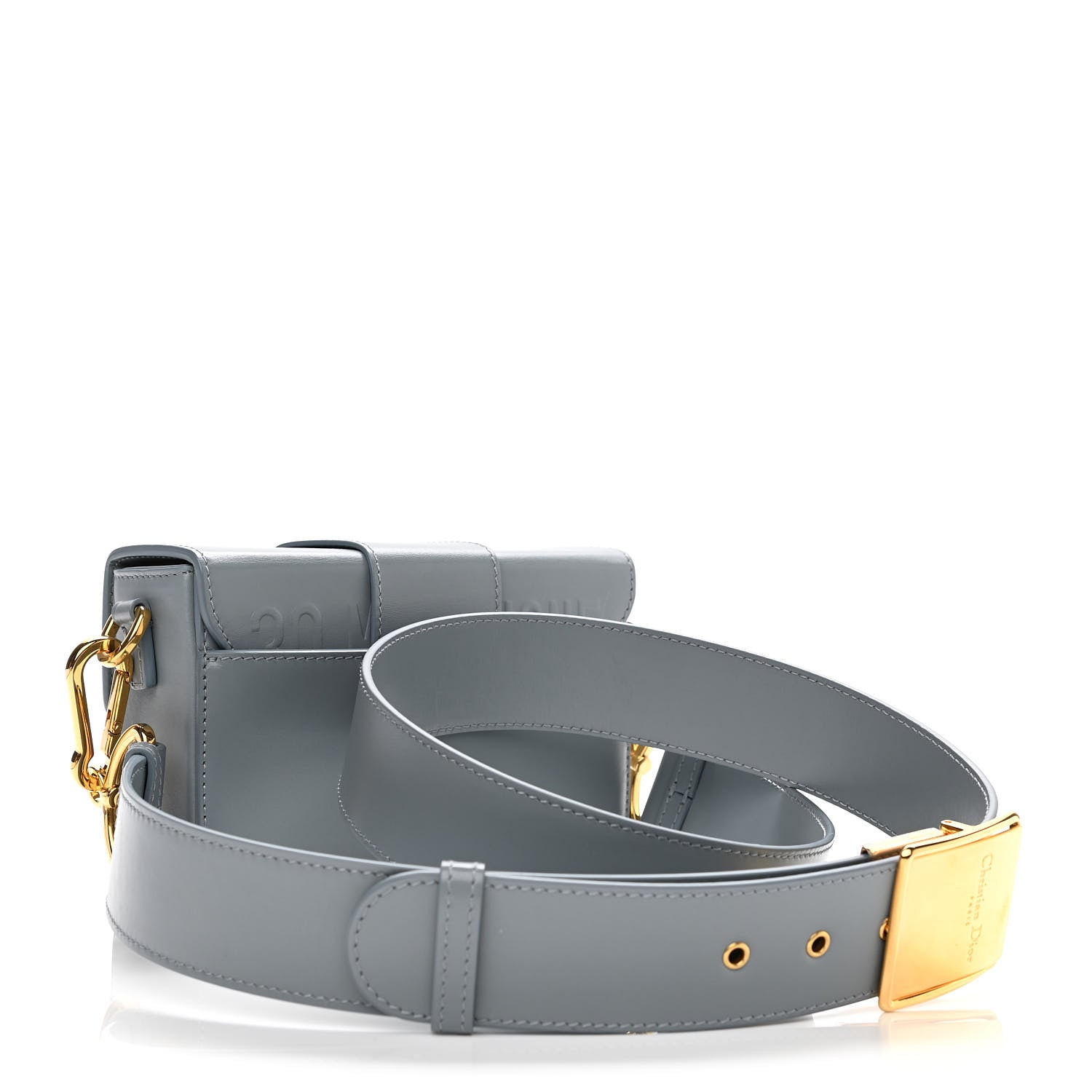 Christian Dior Box Calfskin 30 Montaigne Box Bag Gray 3 of 10