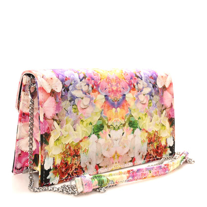 Christian Louboutin Crepe Satin Blooming Loubi54 Crossbody Clutch Multicolor 3 of 9