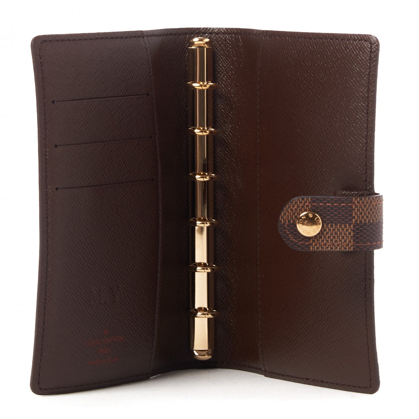 Damier Ebene Small Ring Agenda Cover
