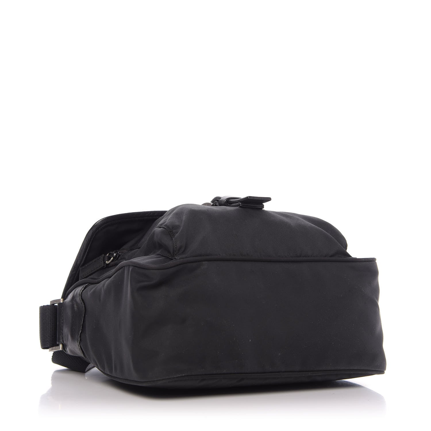Prada Nylon Tessuto Messenger Bag Black 4 of 9