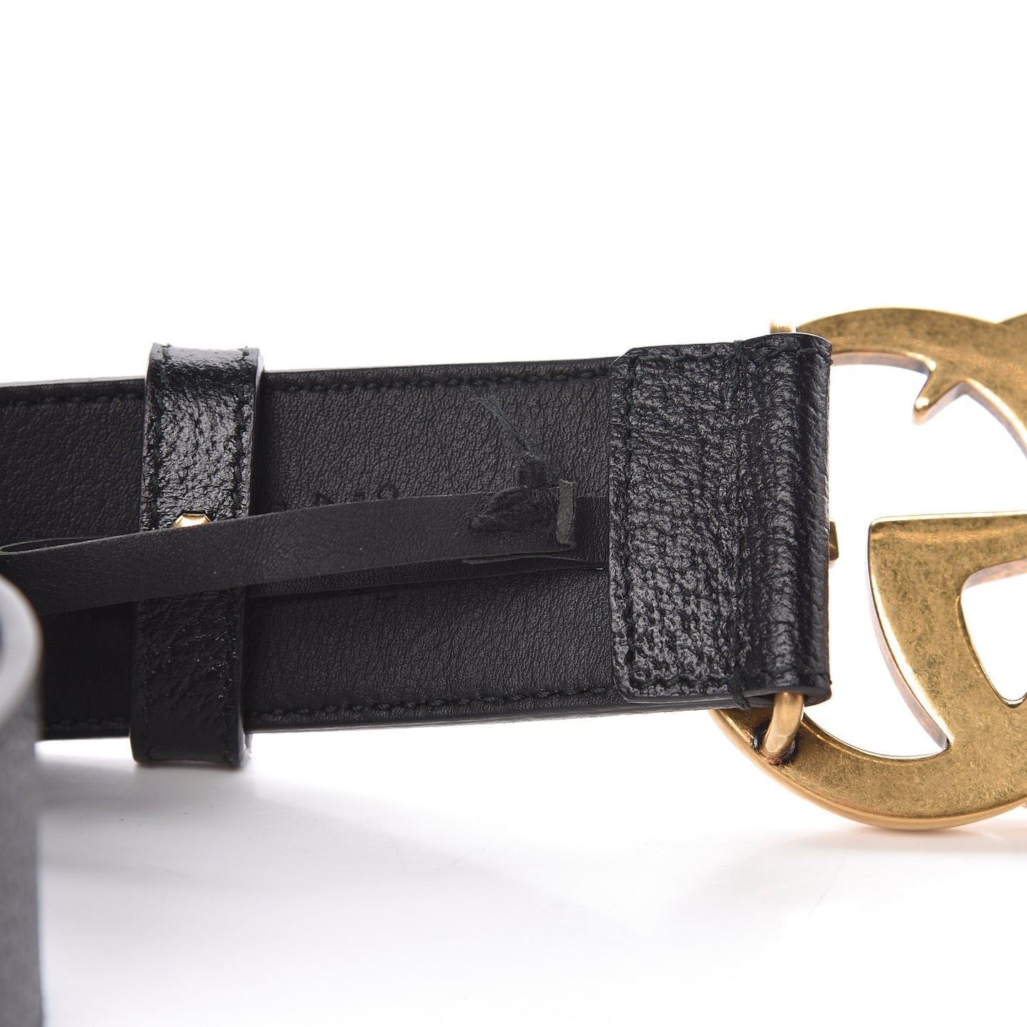 Textured Calfskin Double G 40mm Belt 85 34 Black