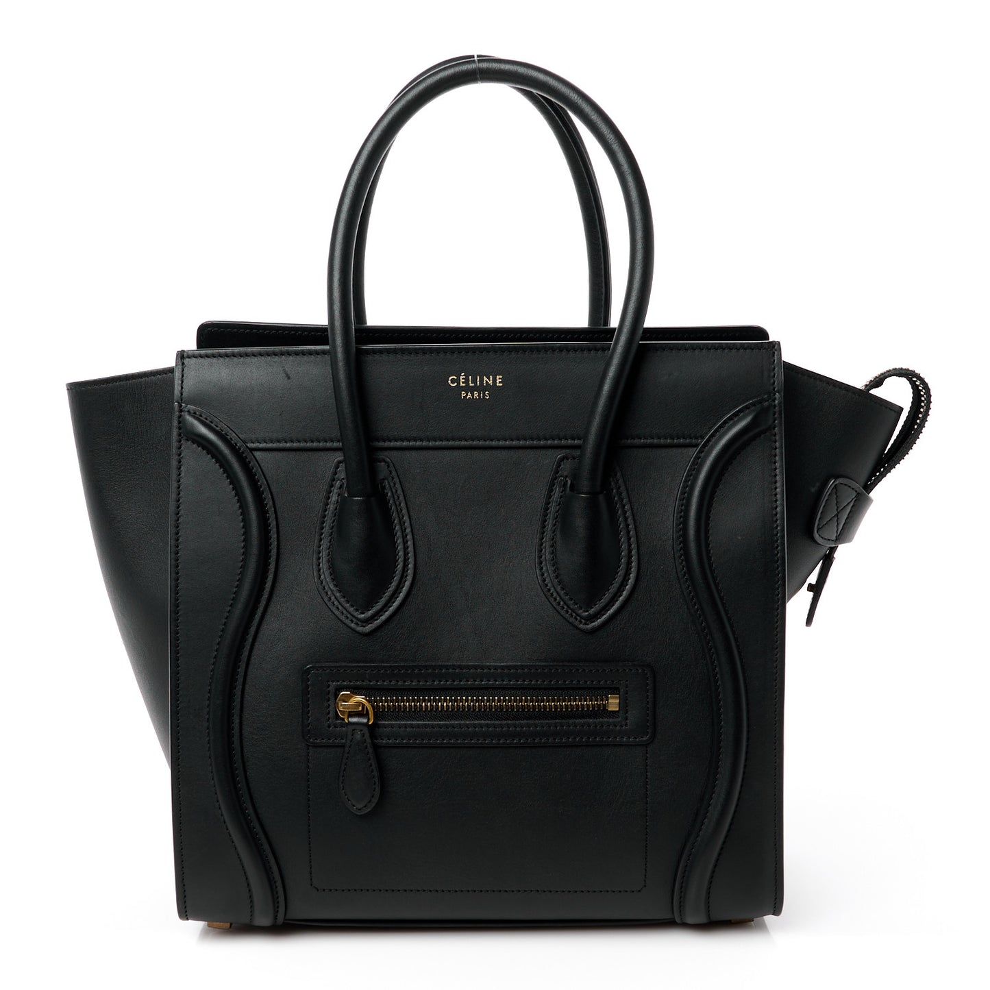Smooth Calfskin Mini Luggage Black