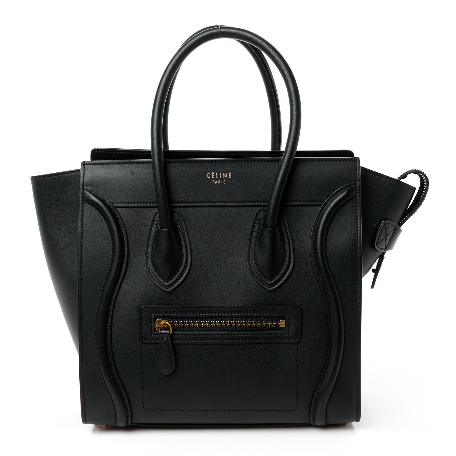 Celine Smooth Calfskin Mini Luggage Black 1 of 12