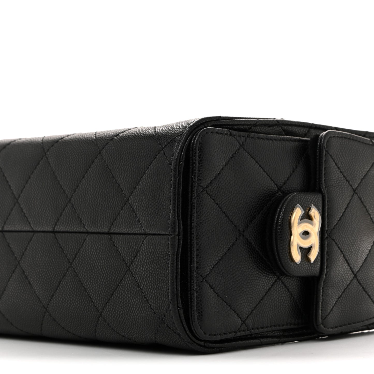 Caviar Quilted Mini Chanel 25 Handbag Black