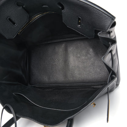 Hermes Taurillon Clemence Birkin 40 Black 4 of 9