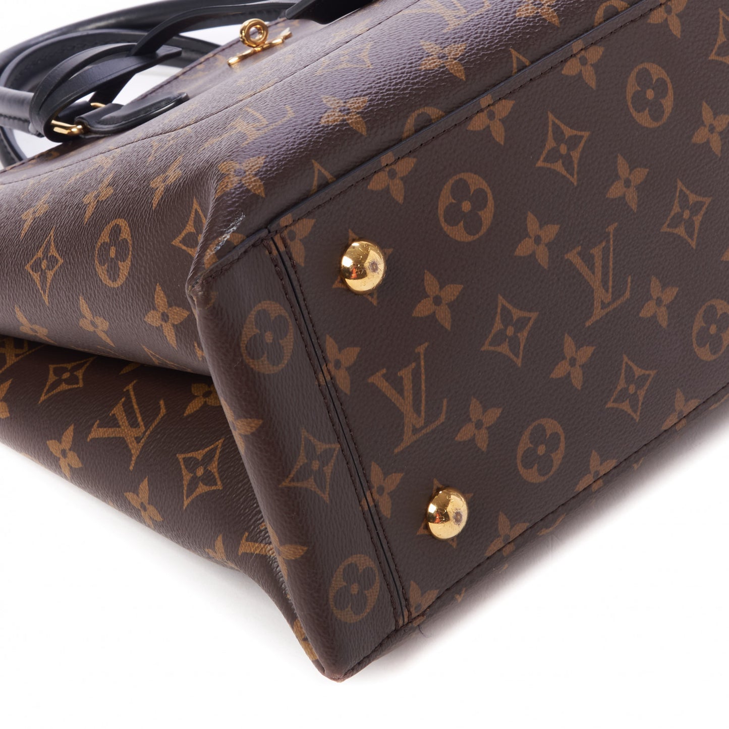 Monogram Flower Tote Black