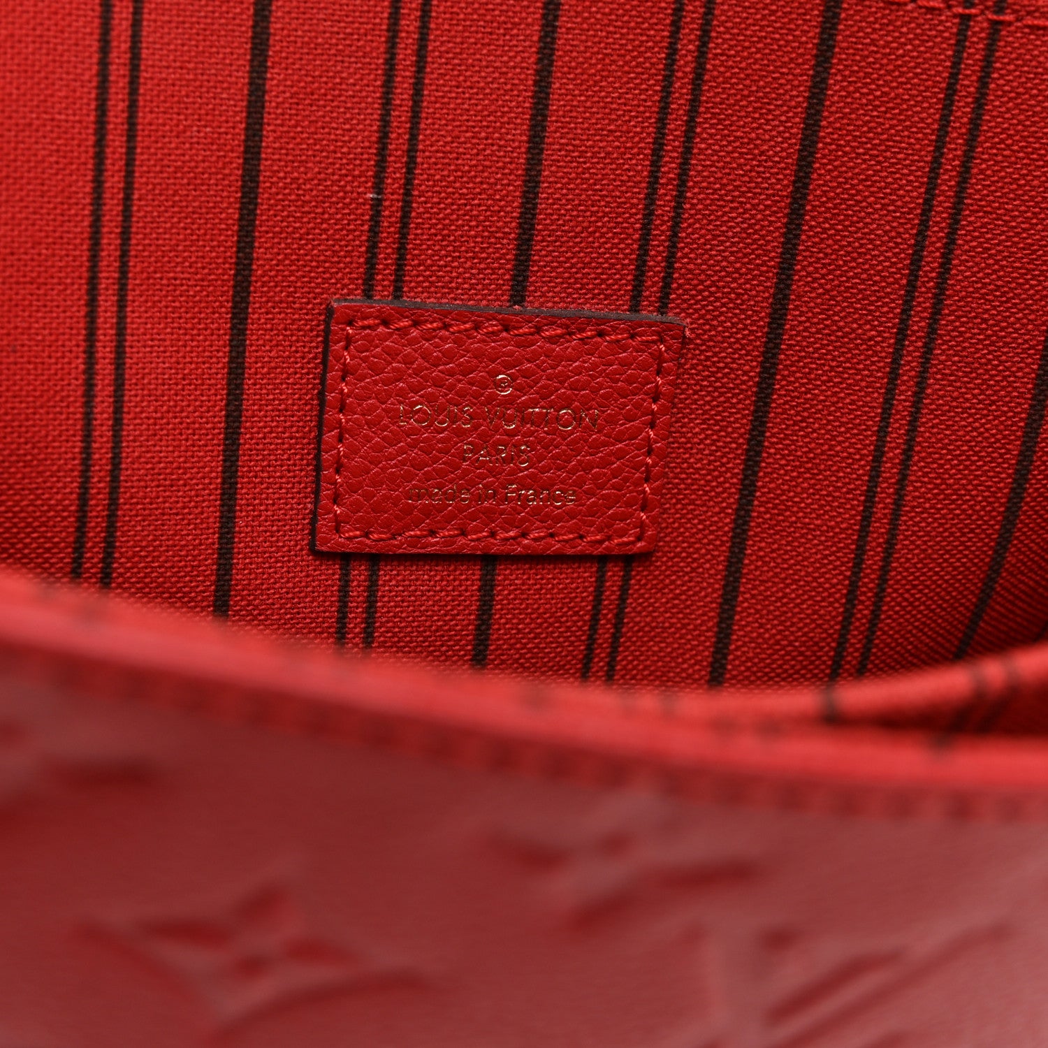 Louis Vuitton Empreinte Pochette Metis Cherry 6 of 10