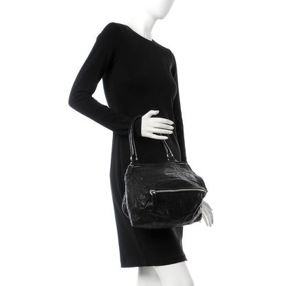 Givenchy Tumbled Sheepskin Small Pandora Black 2 of 12