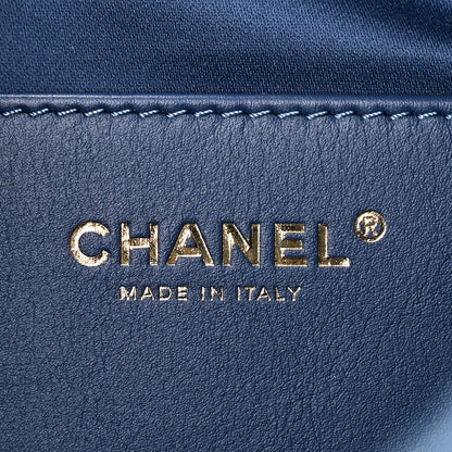Chanel Washed Denim Quilted Small Chanel 25 Handbag Blue 6 of 11