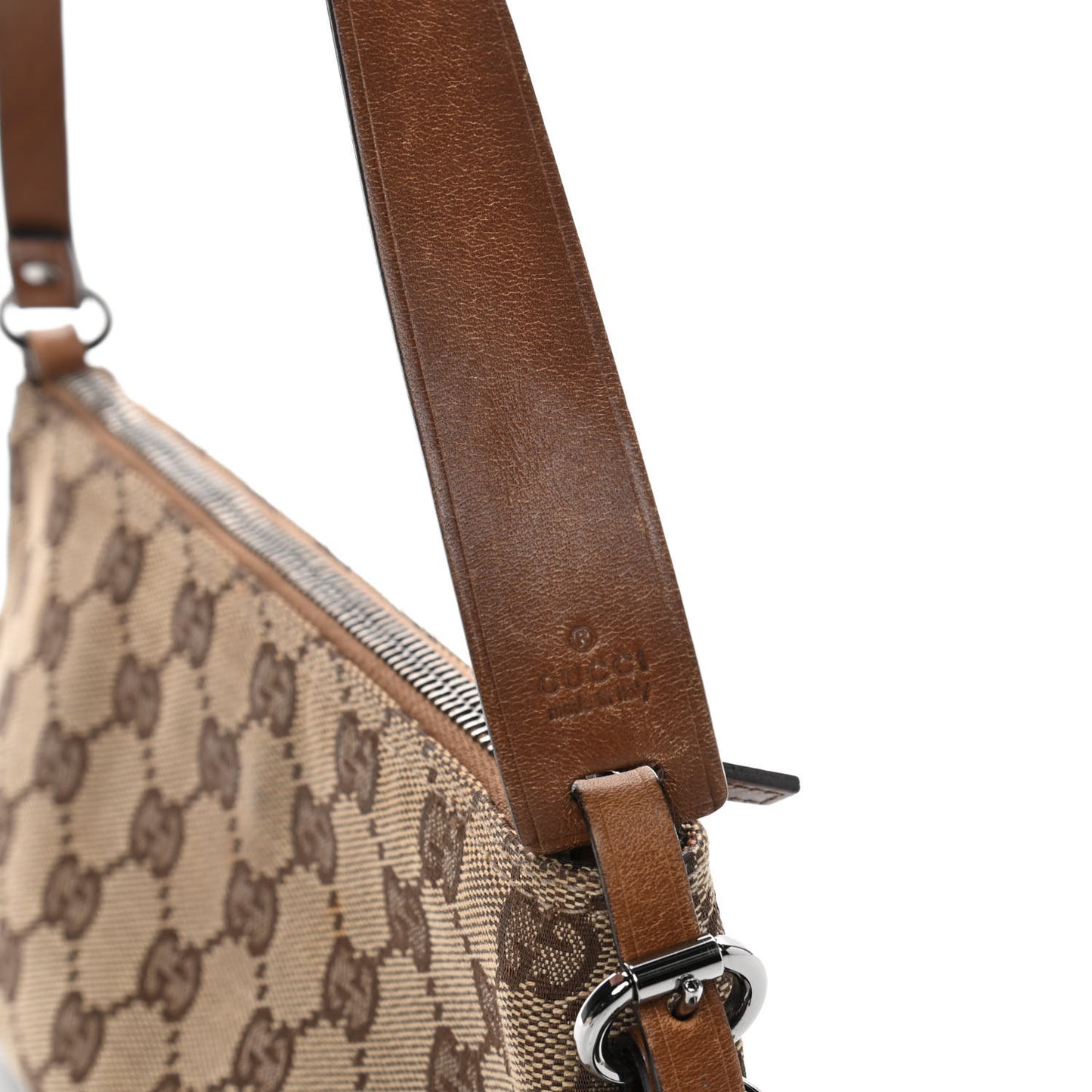 Monogram Small Pochette Brown