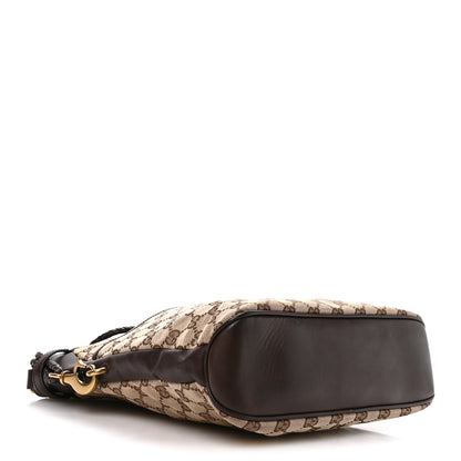 Gucci Monogram Braided Shoulder Bag Brown 3 of 9