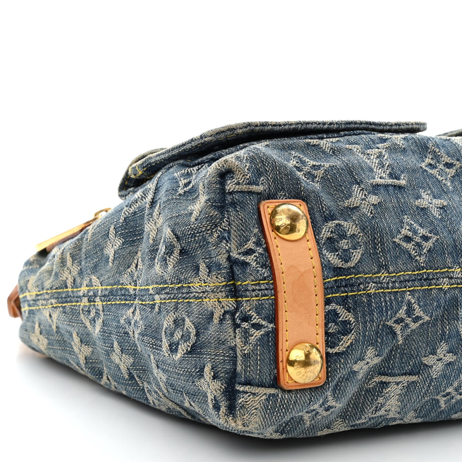 Louis Vuitton Monogram Denim Baggy PM Blue 9 of 10