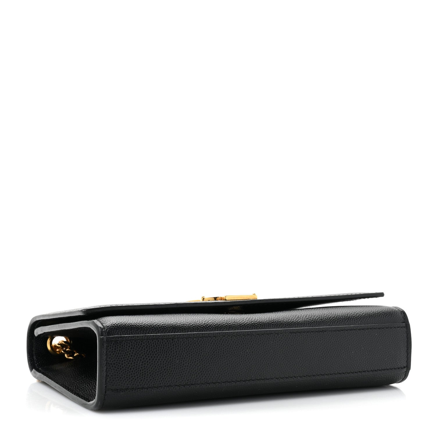 Saint Laurent Grain De Poudre Small Monogram Kate Satchel Black 4 of 11