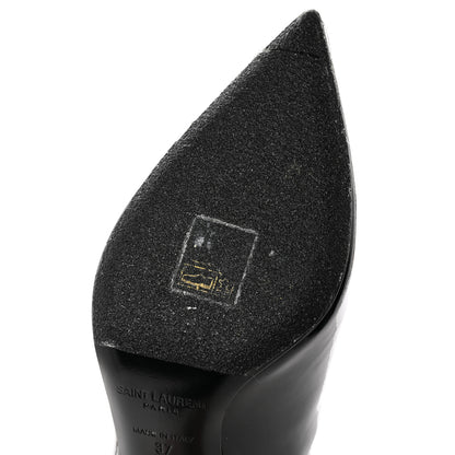 Saint Laurent Patent Opyum Ankle Booties 37 Black 12 of 12