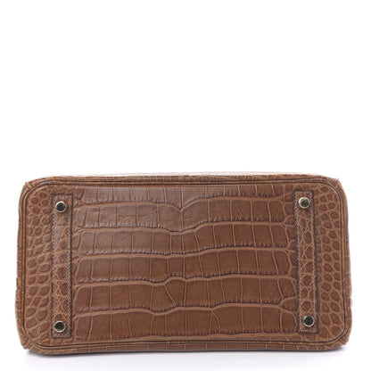 Hermes Matte Alligator Birkin 30 Alezan 6 of 29