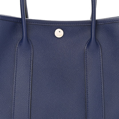Hermes Epsom Garden Party 30 TPM Bleu Indigo 8 of 10