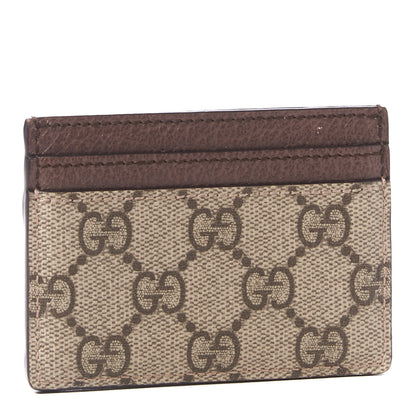 Gucci GG Supreme Monogram Ophidia Card Holder Brown 2 of 7