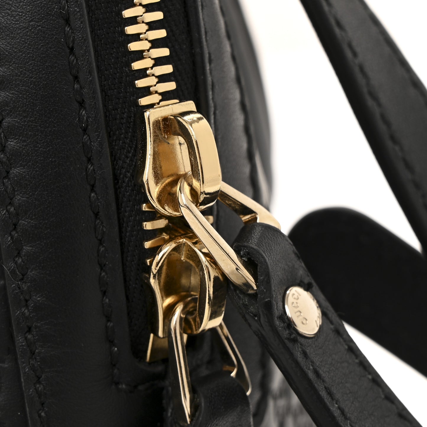 Microguccissima Mini Dome Bag Black