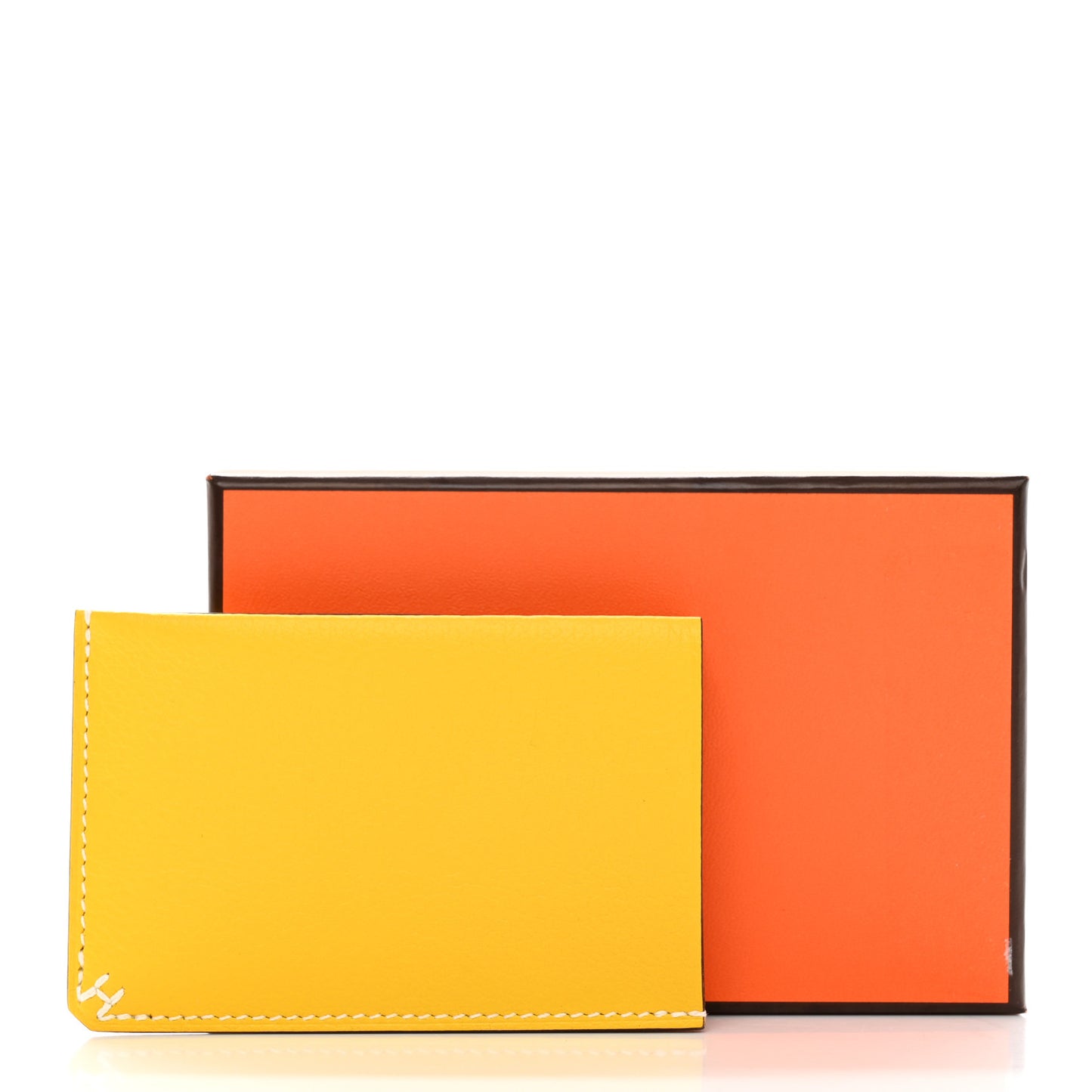Evercolor Sellier Card Holder Jaune Ambre